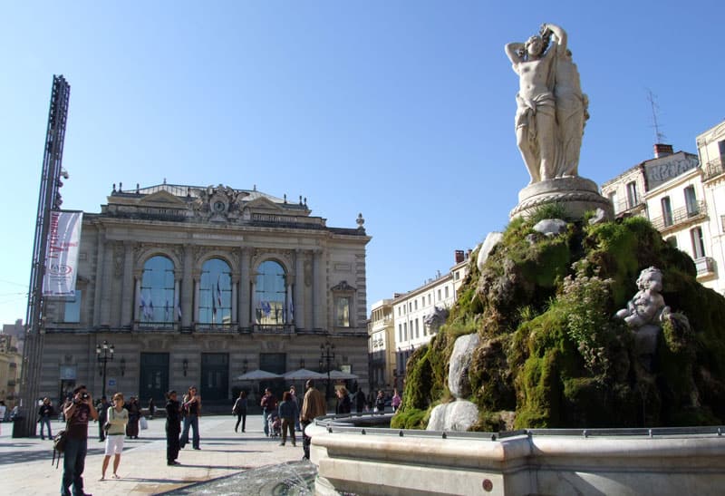 Opéra et place de la comédie Montpellier