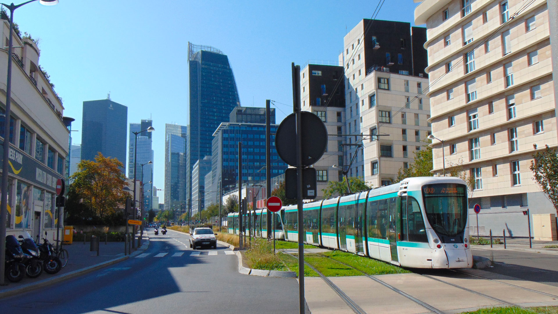 Rame de tramway à Paris
